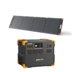 Kits Pecron E3600LFP Estación de Energía Portátil+ 1*200W Pecron PV200 Panel Solar