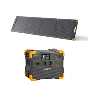 Kits Pecron E1500LFP Estación de Energía Portátil+ 1*200W Pecron PV200 Panel Solar
