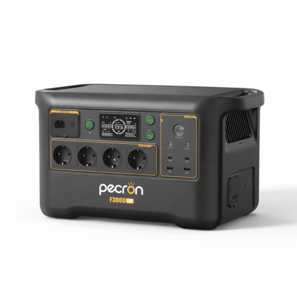 Pecron F3000LFP Estación de Energía Portátil 3072Wh (48V 64Ah) | Generador Solar Portátil | 3600W (Pico 4500W)